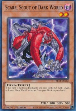 Scarr, Scout of Dark World - Structure Deck: Dark World (Common) [SR13-012]