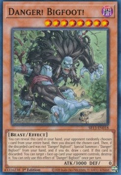 Danger! Bigfoot!⁣ - Structure Deck: Dark World⁣ (Common)⁣ [018]