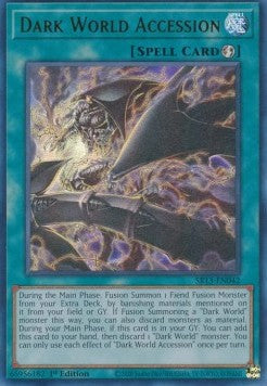 Dark World Accession⁣ - Structure Deck: Dark World⁣ (Ultra Rare)⁣ [042]