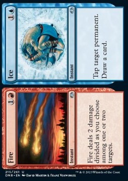 Fire // Ice⁣ - Dominaria Remastered⁣ (Uncommon)⁣ [215]