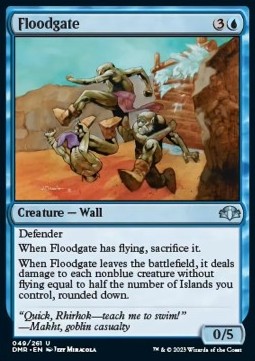 Floodgate⁣ - Dominaria Remastered⁣ (Uncommon)⁣ [49]