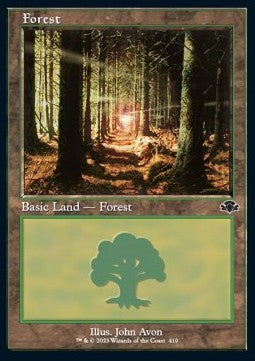 Forest (V.1)⁣ - Dominaria Remastered⁣ (Land)⁣ [410]