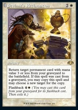 Sevinne's Reclamation⁣ - Dominaria Remastered: Extras⁣ (Rare)⁣ [273]