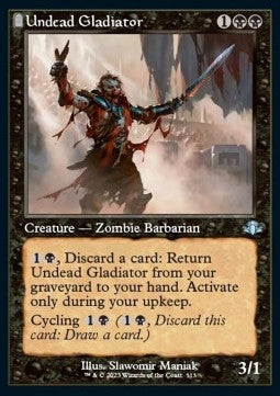 Undead Gladiator⁣ - Dominaria Remastered: Extras⁣ (Uncommon)⁣ [313]