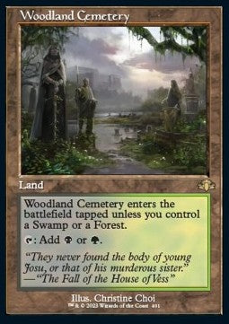 Woodland Cemetery⁣ - Dominaria Remastered: Extras⁣ (Rare)⁣ [401]
