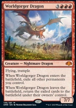 Worldgorger Dragon⁣ - Dominaria Remastered⁣ (Mythic)⁣ [148]