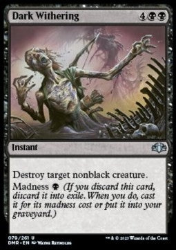 Dark Withering⁣ - Dominaria Remastered⁣ (Uncommon)⁣ [79]