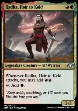 Radha, Heir to Keld⁣ - Dominaria Remastered⁣ (Uncommon)⁣ [196]