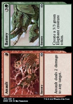 Assault // Battery⁣ - Dominaria Remastered⁣ (Uncommon)⁣ [210]