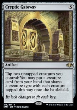 Cryptic Gateway⁣ - Dominaria Remastered⁣ (Rare)⁣ [218]