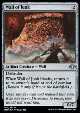 Wall of Junk⁣ - Dominaria Remastered⁣ (Uncommon)⁣ [240]