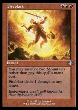 Fireblast⁣ - Dominaria Remastered: Extras⁣ (Uncommon)⁣ [319]