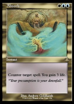 Absorb (V.1)⁣ - Dominaria Remastered: Extras⁣ (Rare)⁣ [354]
