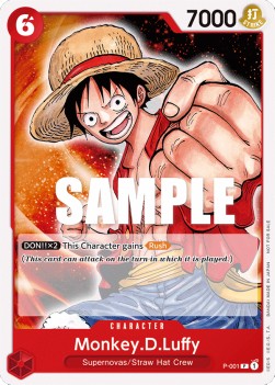 Monkey.D.Luffy (P-001) (V.1)⁣ - Promos⁣ (Promo)⁣ [001]