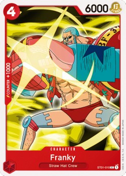 Franky (ST01-010) (V.1)⁣ - Starter Deck: Straw Hat Crew⁣ (Common)⁣ [010]