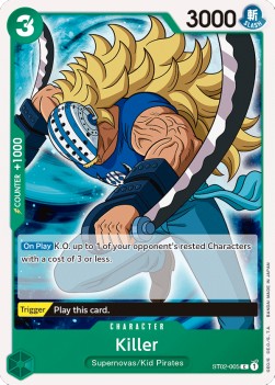 Killer (ST02-005) (V.1)⁣ - Starter Deck: Worst Generation⁣ (Common)⁣ [005]