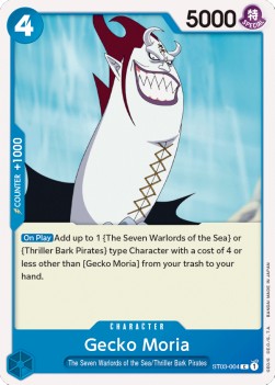 Gecko Moria (ST03-004) (V.1)⁣ - Starter Deck: The Seven Warlords of the Sea⁣ (Common)⁣ [004]