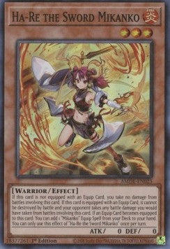 Ha-Re the Sword Mikanko (V.1 - Super Rare)⁣ - Amazing Defenders⁣ (Super Rare)⁣ [025]