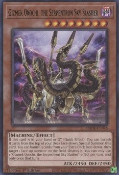 Gizmek Orochi, the Serpentron Sky Slasher (V.1 - Rare)⁣ - Amazing Defenders⁣ (Rare)⁣ [048]