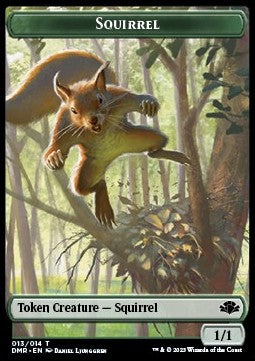 Squirrel Token (Green 1/1)⁣ - Dominaria Remastered: Extras⁣ (Token)⁣ [T 13]