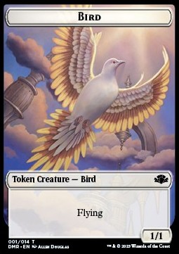 Bird Token (White 1/1)⁣ - Dominaria Remastered: Extras⁣ (Token)⁣ [T 1]