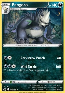 Pangoro⁣ - Crown Zenith⁣ (Rare)⁣ [080]