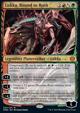 Lukka, Bound to Ruin⁣ - Phyrexia: All Will Be One⁣ (Mythic)⁣ [207]