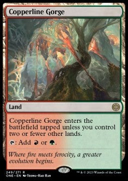 Copperline Gorge⁣ - Phyrexia: All Will Be One⁣ (Rare)⁣ [249]