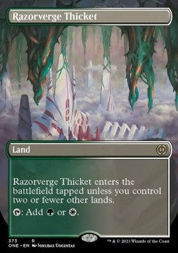 Razorverge Thicket⁣ - Phyrexia: All Will Be One: Extras⁣ (Rare)⁣ [373]