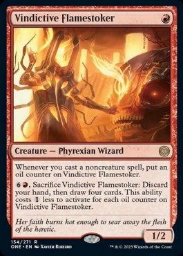 Vindictive Flamestoker⁣ - Phyrexia: All Will Be One⁣ (Rare)⁣ [154]