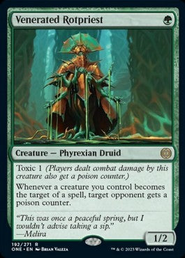 Venerated Rotpriest⁣ - Phyrexia: All Will Be One⁣ (Rare)⁣ [192]