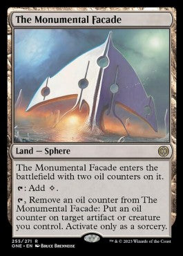 The Monumental Facade⁣ - Phyrexia: All Will Be One⁣ (Rare)⁣ [255]