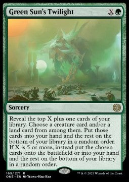 Green Sun's Twilight⁣ - Phyrexia: All Will Be One⁣ (Rare)⁣ [169]