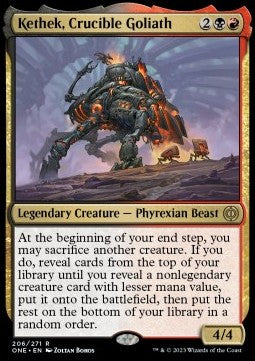 Kethek, Crucible Goliath⁣ - Phyrexia: All Will Be One⁣ (Rare)⁣ [206]