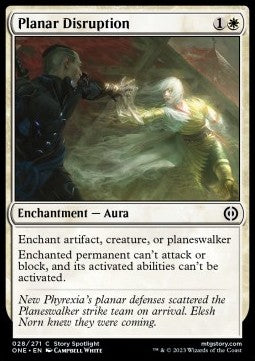 Planar Disruption⁣ - Phyrexia: All Will Be One⁣ (Common)⁣ [28]