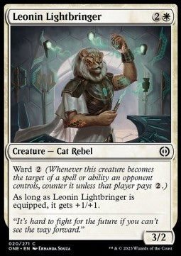 Leonin Lightbringer⁣ - Phyrexia: All Will Be One⁣ (Common)⁣ [20]