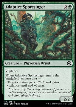 Adaptive Sporesinger⁣ - Phyrexia: All Will Be One⁣ (Common)⁣ [157]