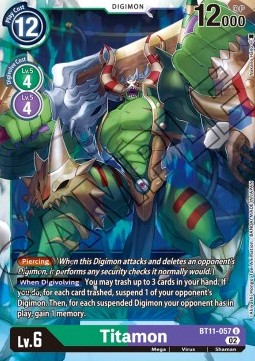 Titamon (BT11-057) (V.1) - Dimensional Phase (Uncommon) [BT-11-057]