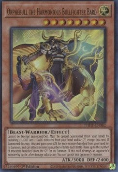 Orphebull the Harmonious Bullfighter Bard⁣ - Photon Hypernova⁣ (Ultra Rare)⁣ [082]