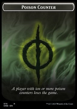 Poison Counter⁣ - Phyrexia: All Will Be One: Extras⁣ (Token)⁣ [T14]