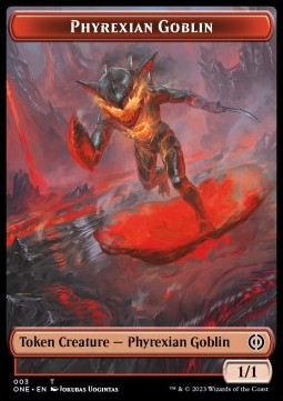 Phyrexian Goblin Token (Red 1/1)⁣ - Phyrexia: All Will Be One: Extras⁣ (Token)⁣ [T3]
