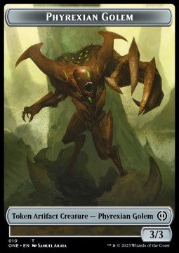 Phyrexian Golem Token (Artifact 3/3)⁣ - Phyrexia: All Will Be One: Extras⁣ (Token)⁣ [T10]