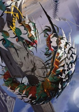 Art Series: Atraxa's Skitterfang (V.2)⁣ - Phyrexia: All Will Be One: Extras⁣ (Tip Card)⁣ [A55]
