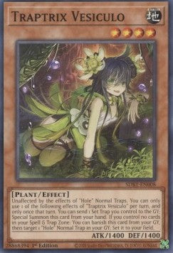 Traptrix Vesiculo⁣ - Structure Deck: Beware of Traptrix⁣ (Common)⁣ [008]