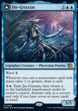 Jin-Gitaxias // The Great Synthesis⁣ - March of the Machine⁣ (Mythic)⁣ [65]