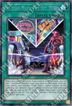 On Your Mark, Get Set, DUEL! (V.1 - Super Rare)⁣ - Maze of Memories⁣ (Super Rare)⁣ [016]
