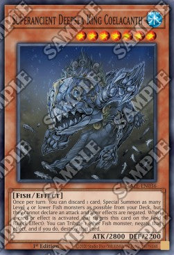 Superancient Deepsea King Coelacanth⁣ - Maze of Memories⁣ (Super Rare)⁣ [036]