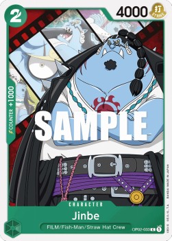 Jinbe (OP02-033)⁣ - Paramount War⁣ (Common)⁣ [033]
