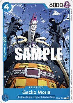 Gecko Moria (OP02-054)⁣ - Paramount War⁣ (Common)⁣ [054]