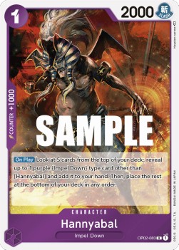 Hannyabal (OP02-083)⁣ - Paramount War⁣ (Rare)⁣ [083]